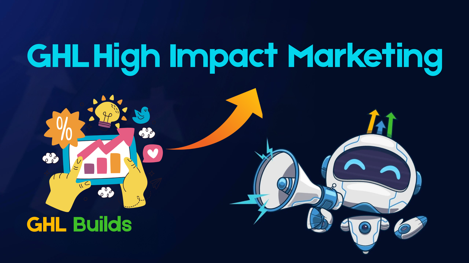 Go High Level dashboard showing campaign activity and pipeline status High Impact Marketing