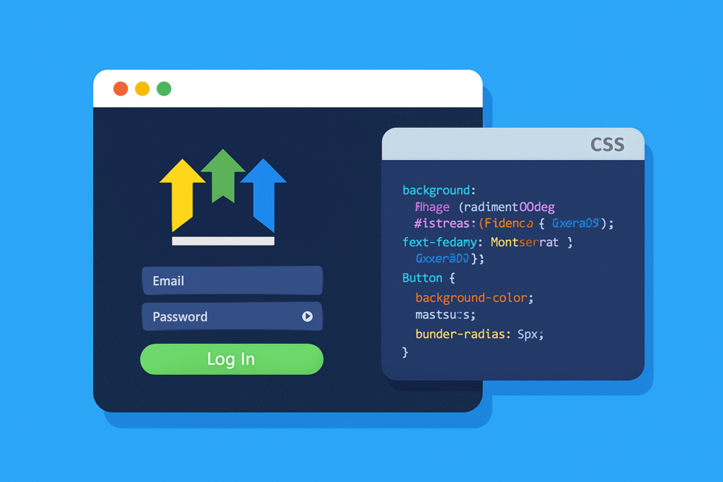 GoHighLevel Login Page with Custom CSS