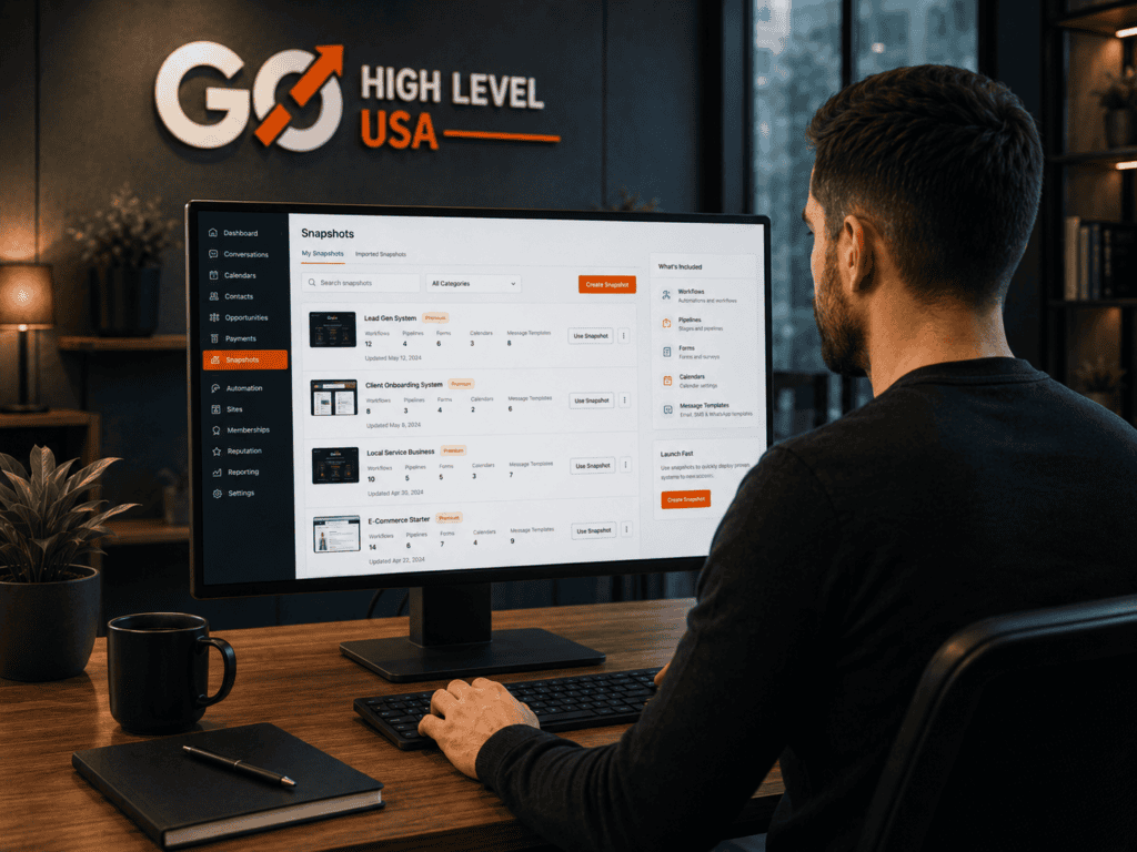 gohighlevel snapshots