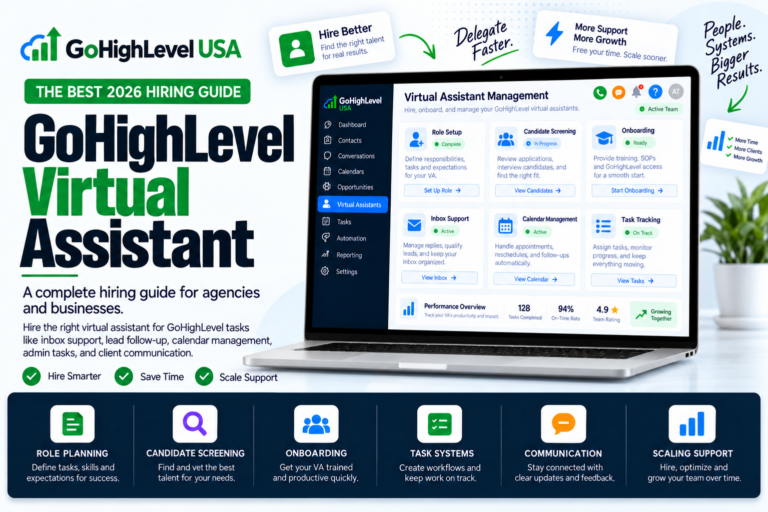 Hiring a GoHighLevel virtual assistant