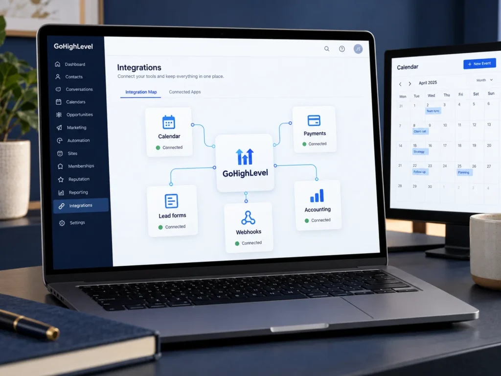 Dental CRM GoHighLevel system illustration