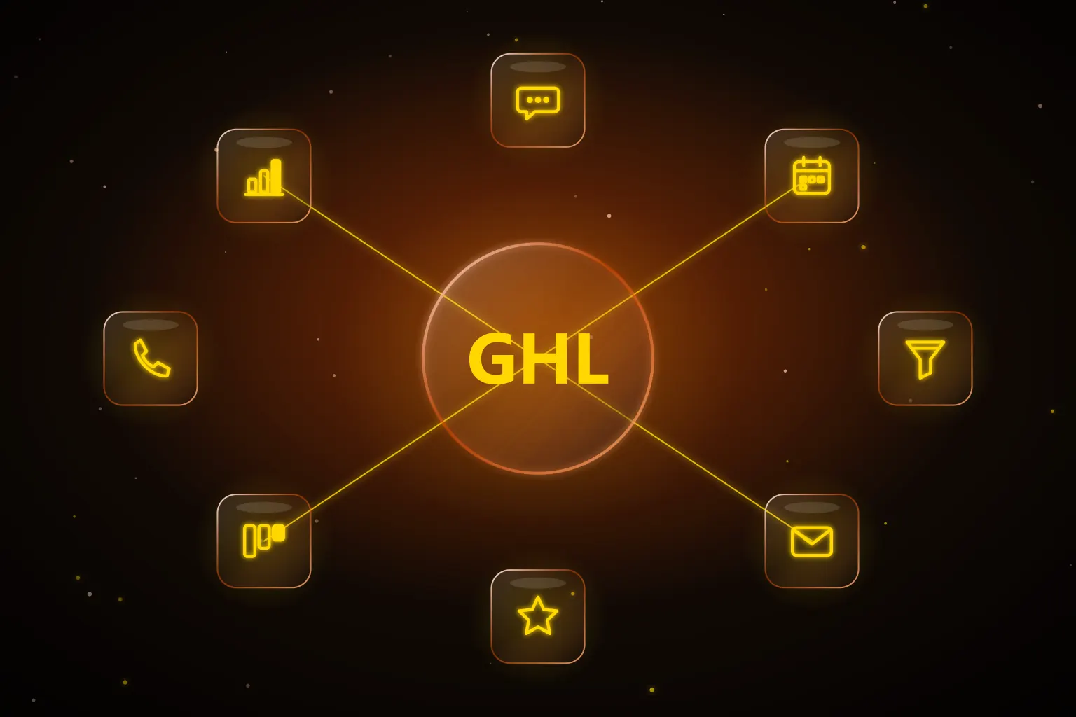 GoHighLevel agency New Jersey dashboard with privacy request tracking and federal calling-hour settings