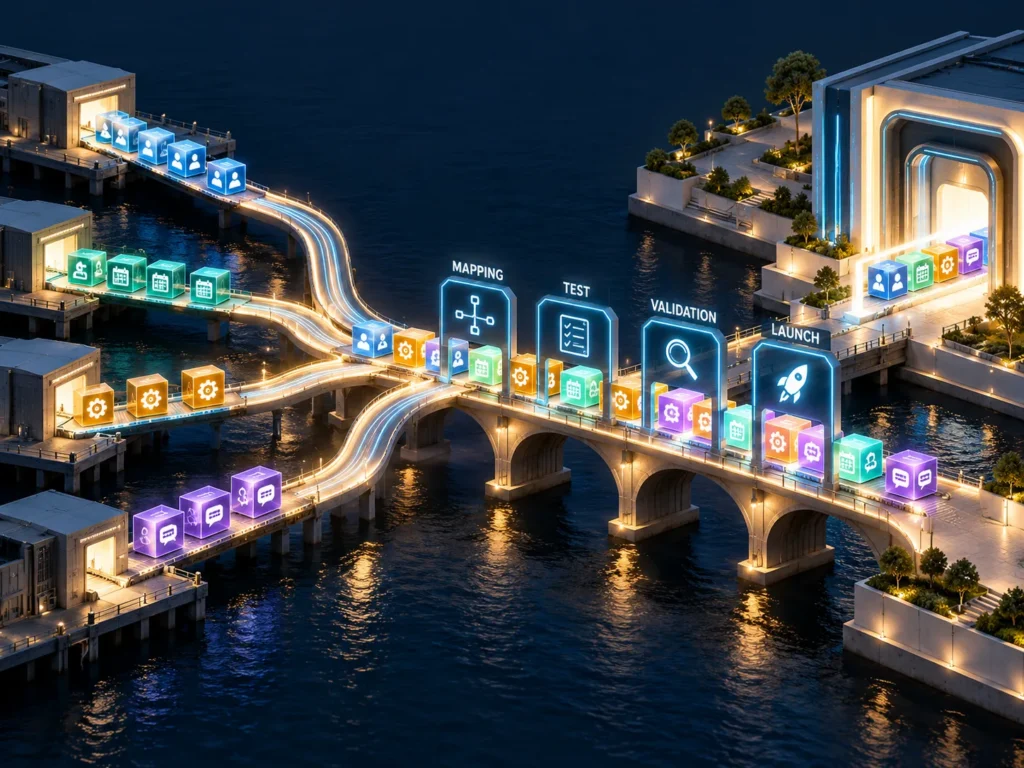 GoHighLevel Migration Services | Switch Without Losing Data GoHighLevel system illustration